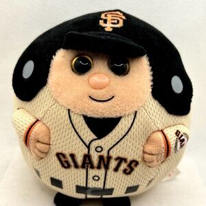 Ty San Francisco Giants Plush Tag - Beige, Black, Orange